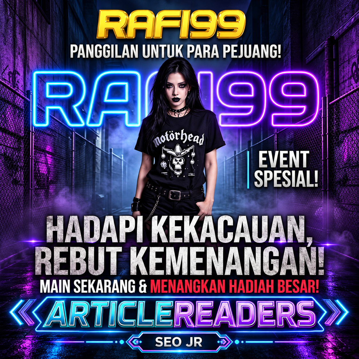 RAFI99 X ARTICLEREADERS Situs Resmi Taruhan E-Sports Dota 2 & Mobile Legends Terbaik Di Kawasan Global